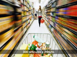 300 artículos x minuto
 