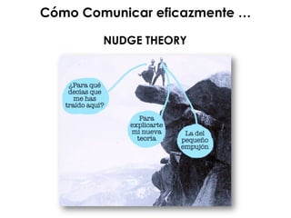 Cómo Comunicar eficazmente …
NUDGE THEORY
 