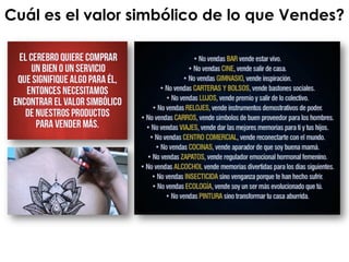 Cuál es el valor simbólico de lo que Vendes?
 