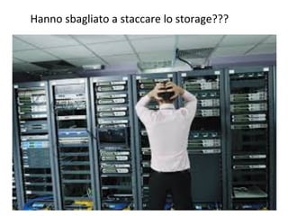 Hanno	
 sbagliato	
 a	
 staccare	
 lo	
 storage???	
 
 