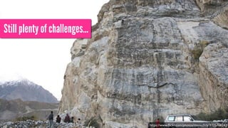 https://www.ﬂickr.com/photos/mariachily/3335708242
Still plenty of challenges…
 