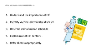 Comprehensive Guide to Expanded Program of Immunization (EPI) and ...