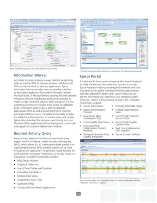 Epicor Enterprise Resource Planning Overview | PDF