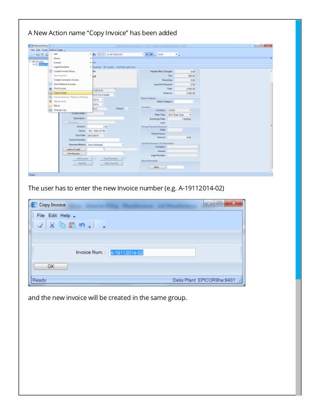 epicor erp custom solutions ap invoice copy