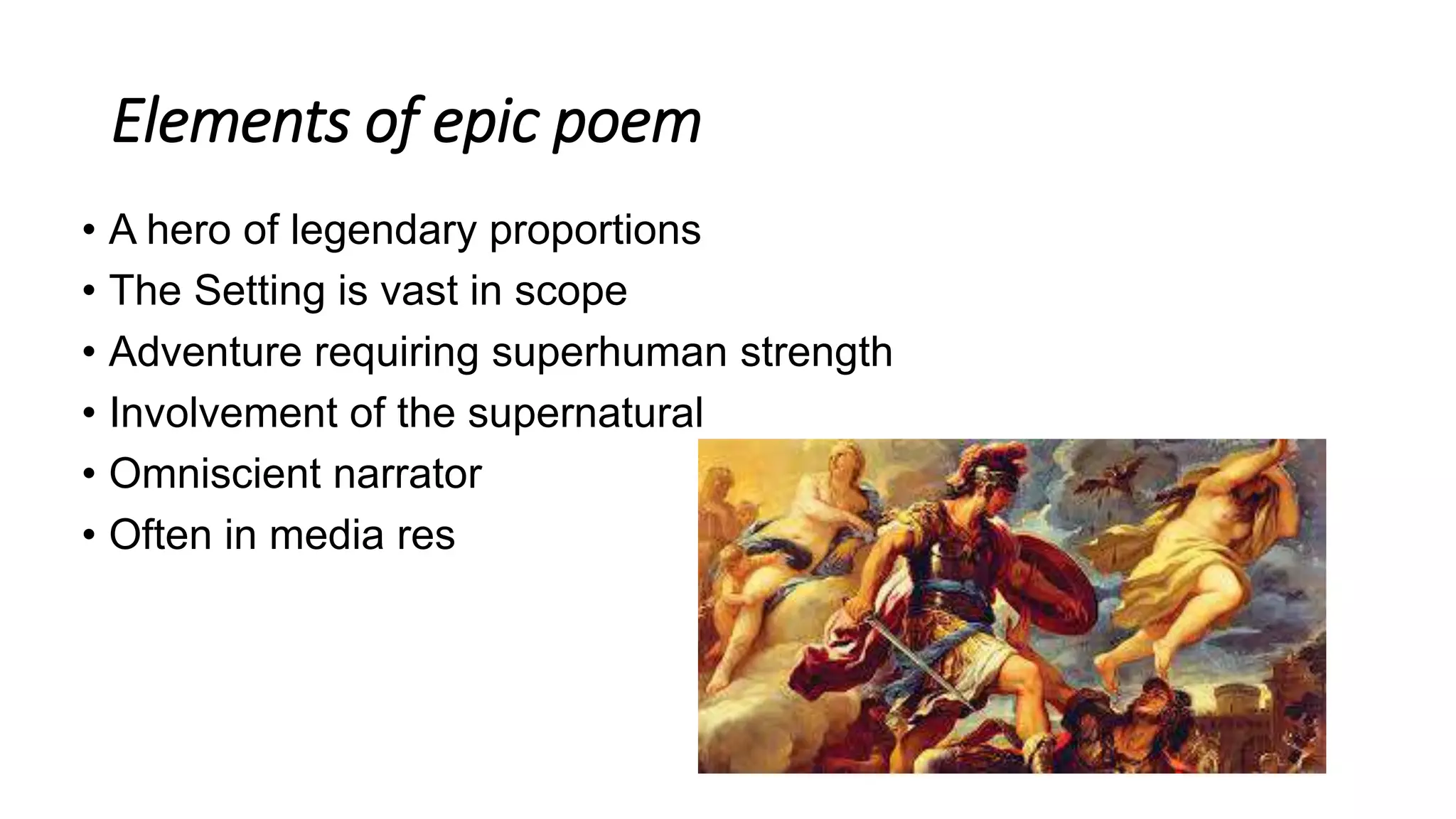 Epic Poetry pptx