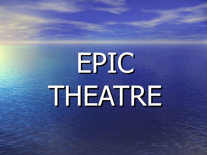 Epic theatre