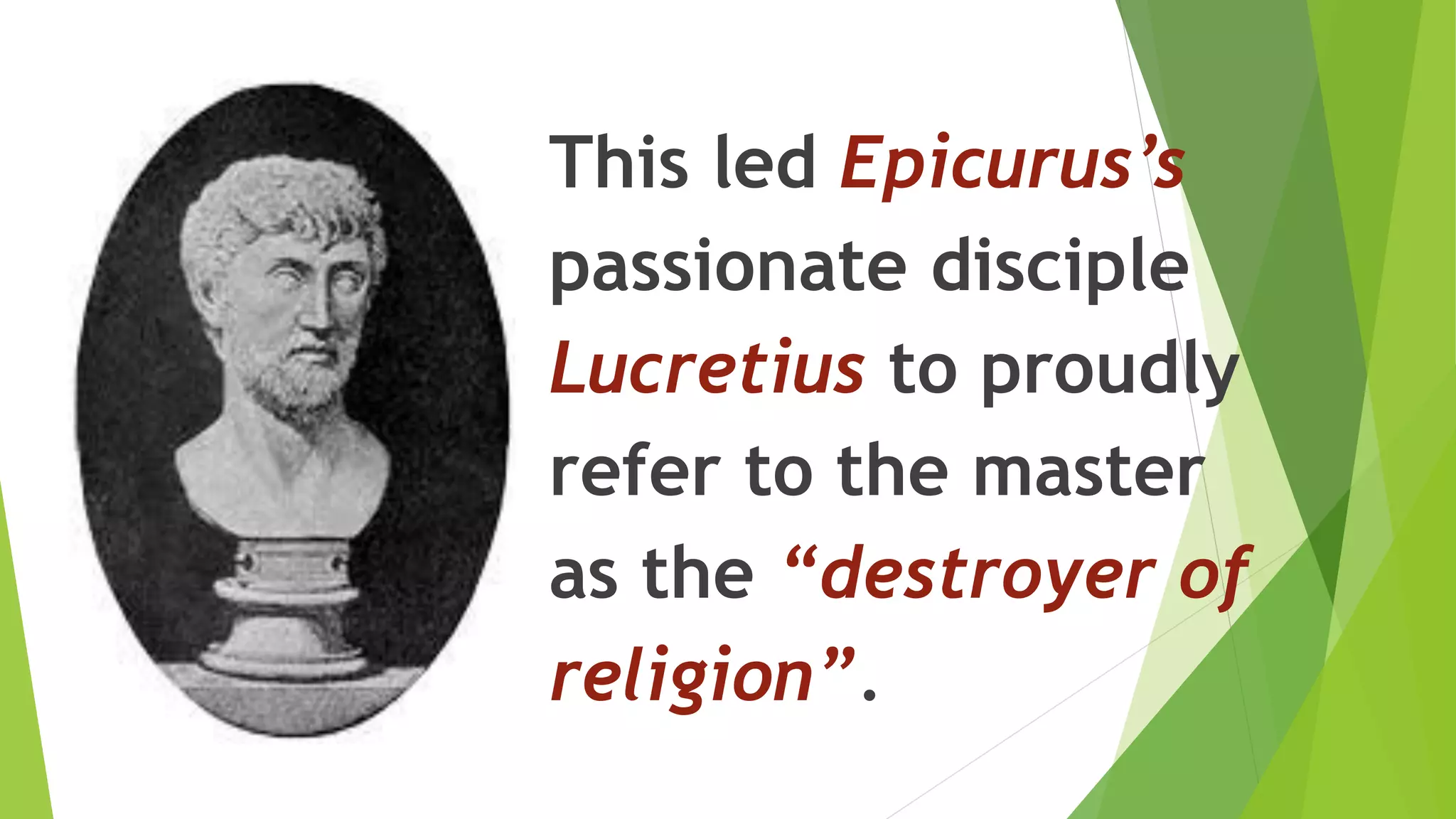 What is Epicureanism? PPT