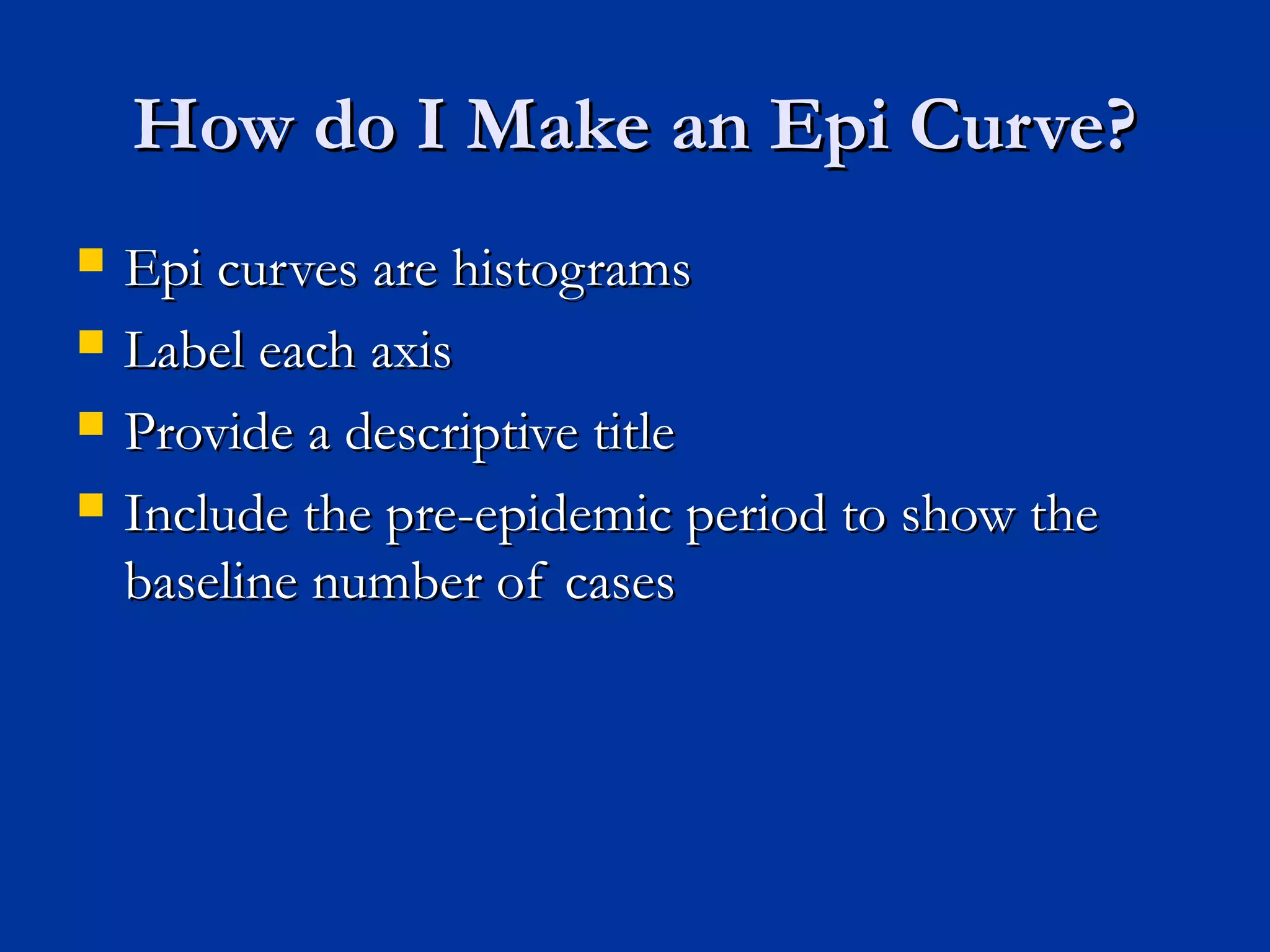 Epidemic Curve | PPT