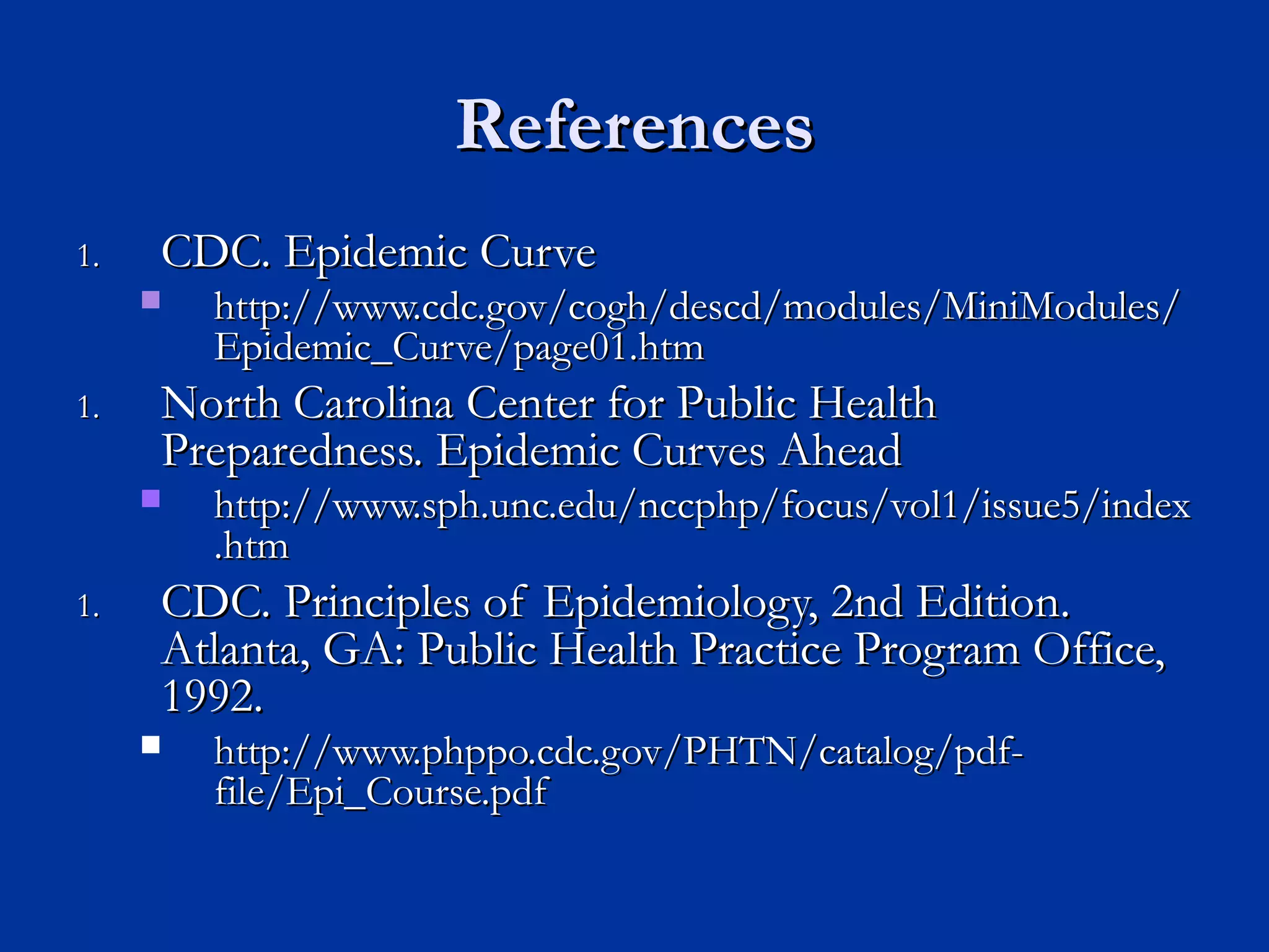 Epidemic Curve PPT
