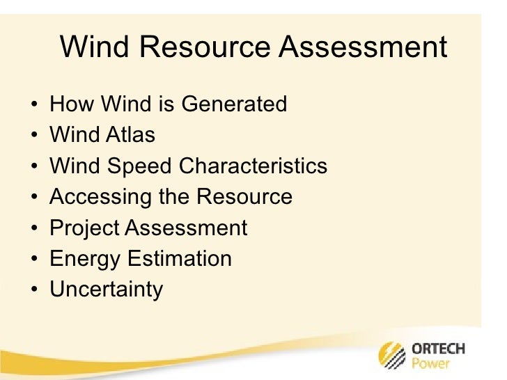 Wind Resource Assessment