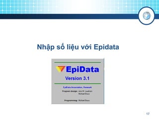 Nhập số liệu với Epidata

17

 