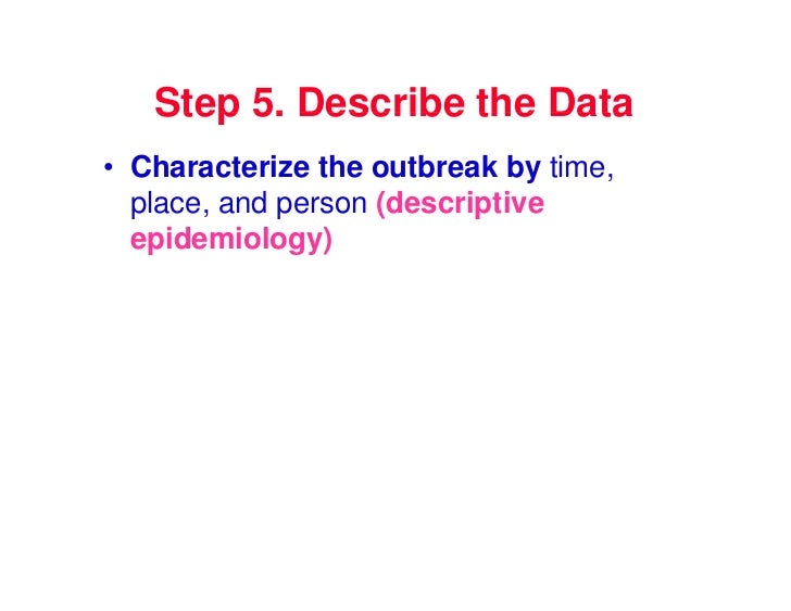 Epidemic Investigation