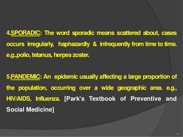 Epidemic investigation