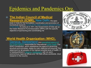 History of Epidemics & Pandemics of World & India- A case study-peterpd