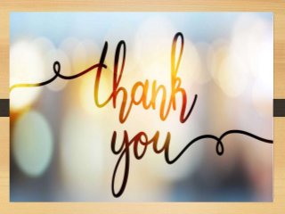 THANK YOU
 
