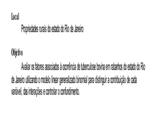 HISTÓRICO  1889: Theobald Swit isola o Mycobacterium bovis  1902: Ravenel obteve a primeira prova definitiva da transmissão da tuberculose bovina ao homem 1908: Mantoux instituiu o teste alérgico para diagnóstico 1931: Kuhnaus verificou que a carne poderia transmitir a doença somente quando o animal era afetado por uma tuberculose generalizada 1938: Torres & Pacheco informaram sobre o isolamento do bacilo do tipo bovino de lesões humanas