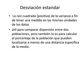 ModaEs una medida de tendencia central La moda de un conjunto de observaciones es el valor que más se repite. Puede ser única, que haya más de una, o que no exista.