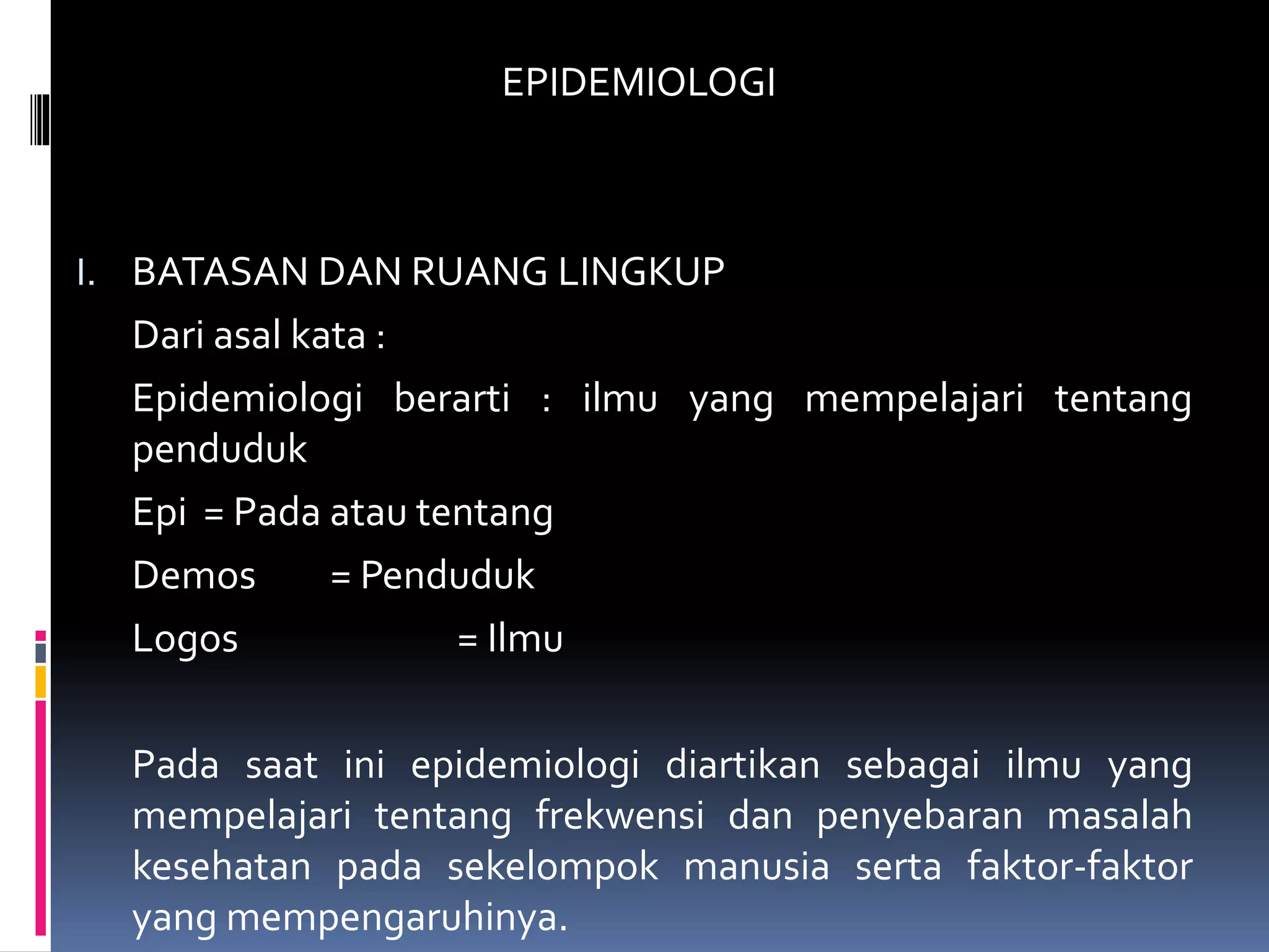 Epidemiologi (5) | PPT