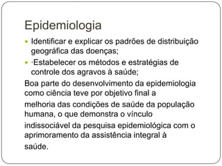 EPIDEMIOLOGIA
