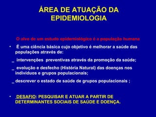 Epidemiologia 4 periodo de medicina | PPT