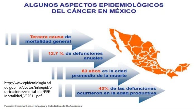 Estadísticas del cáncer: México y el mundo Estadísticas del cáncer: México y el mundo