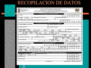 RECOPILACION DE DATOS 