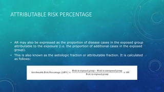 Attributable Risk Answer Format Example epidemiological measures.pptx