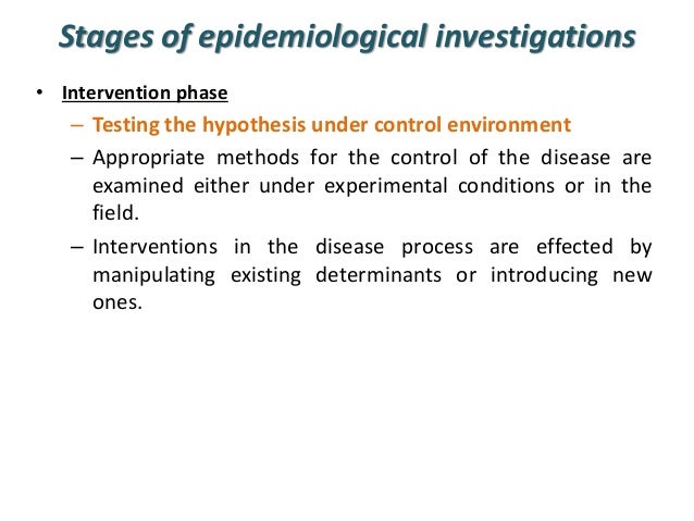 epidemiological relationship definition