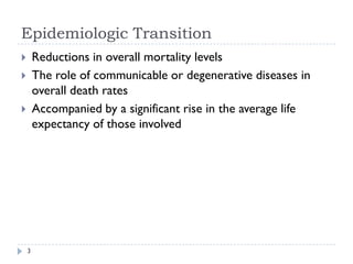 Epidemiological Transition