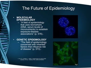 Epidemiologist | PPT