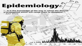 Definition –
 Epidemiology has been defined
by john M. Last in 1998 as “
The study of the distribution and
determinations of health related
states or events in specified
population, and the application
of this study to the control of
health problems”.
 