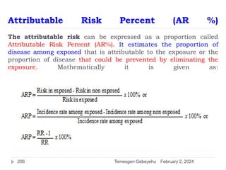 Attributable Risk Reduction Proportion Epidemiology.ppt