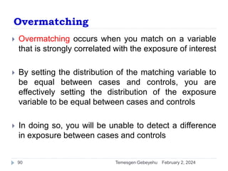 Over Matching Epidemiology.ppt