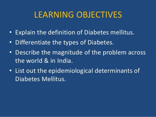 epidemiology of diabetes mellitus epidemiology of diabetes mellitus