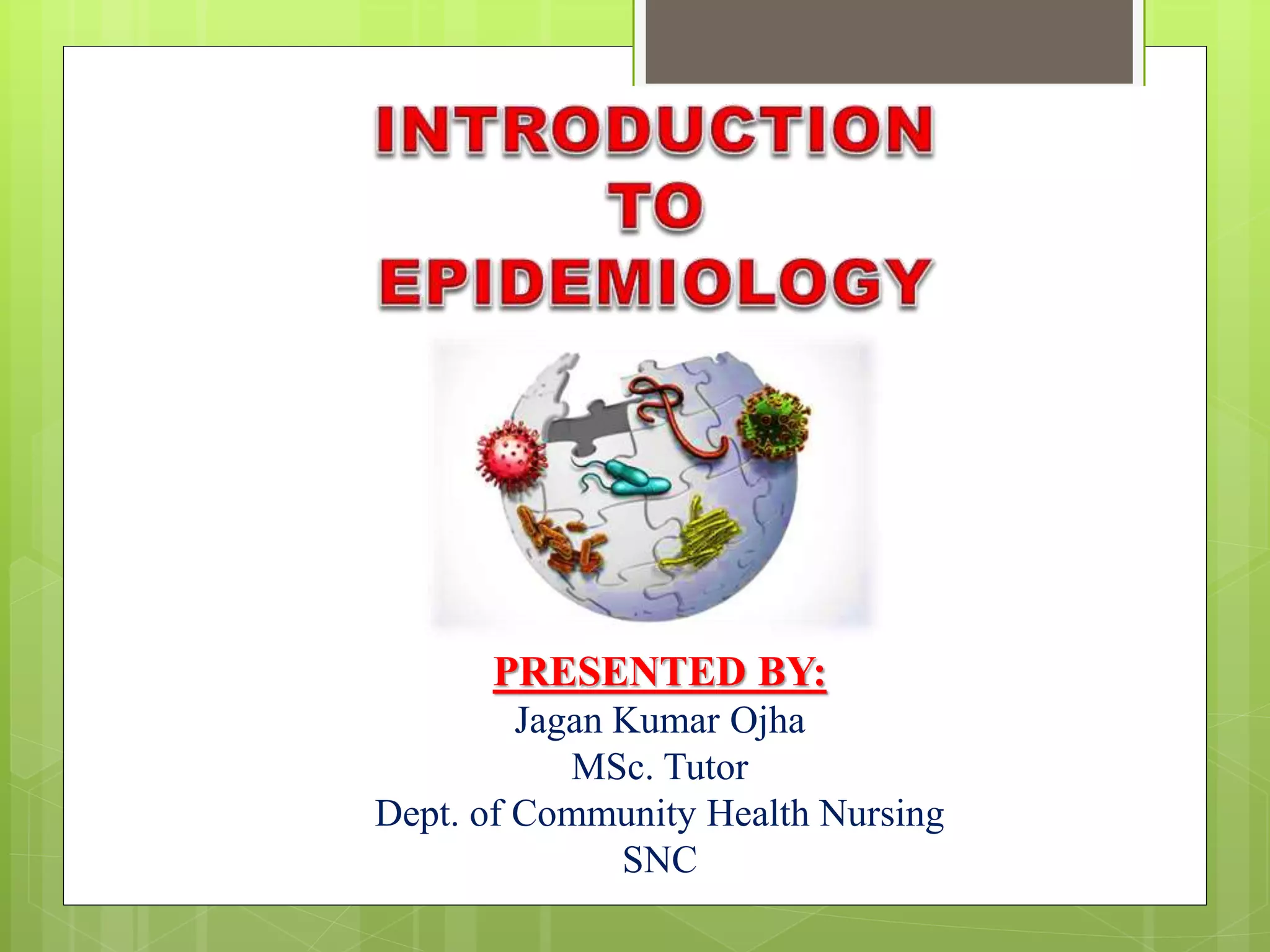Epidemiology visual data 4