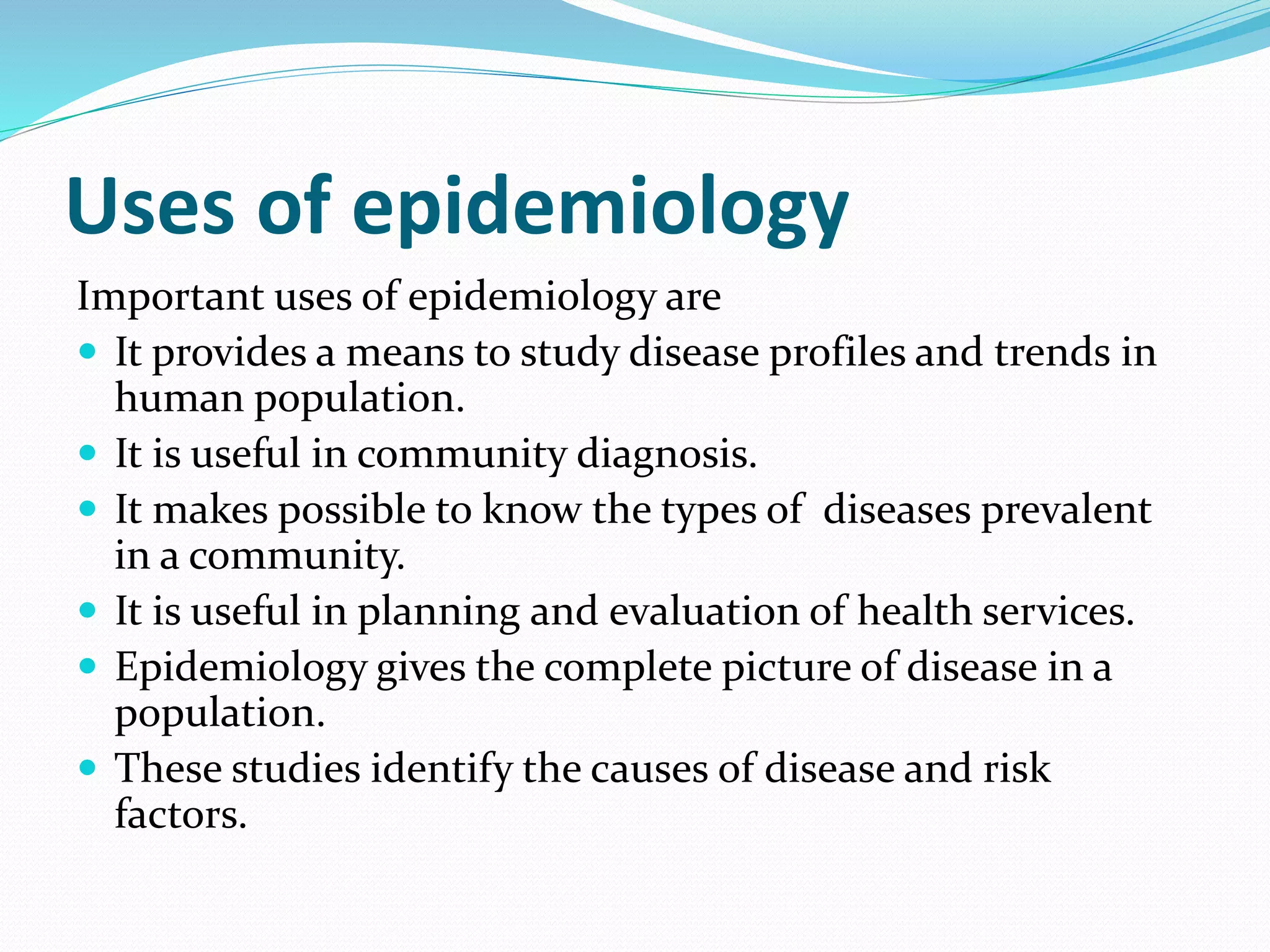 Epidemiology (1) | PPTX