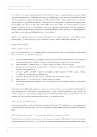 Epidemiology and management of common skin diseases in children in ...
