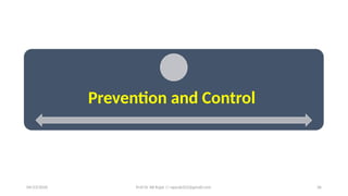 Epidemiology, Prevention & Control of Tetanus.pptx