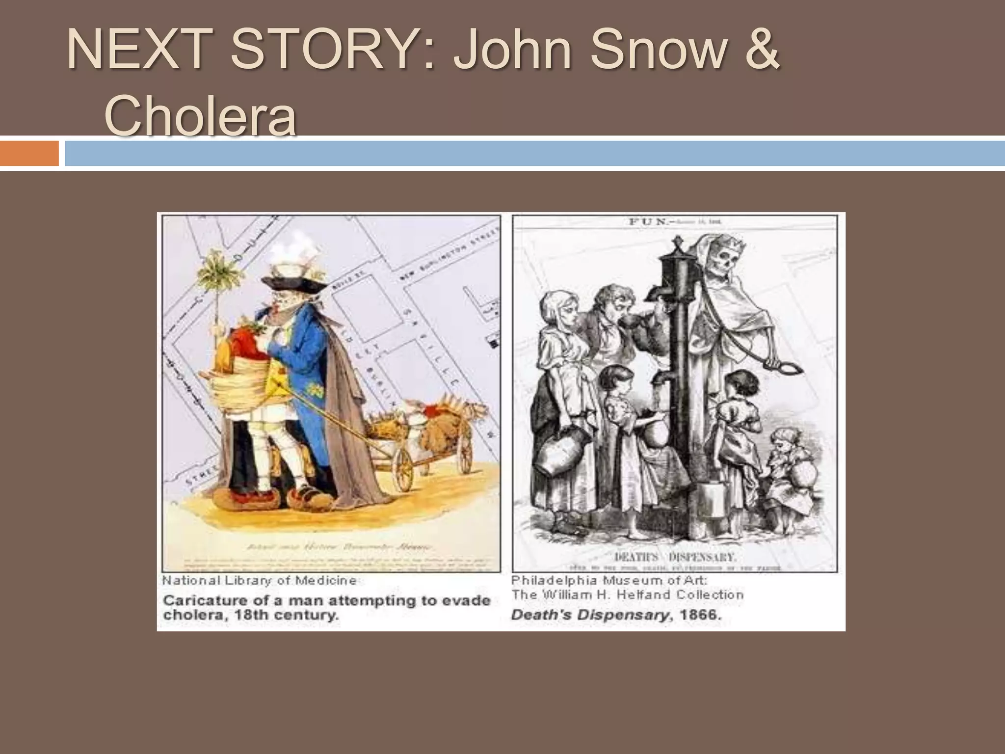NEXT STORY: John Snow &
Cholera
 