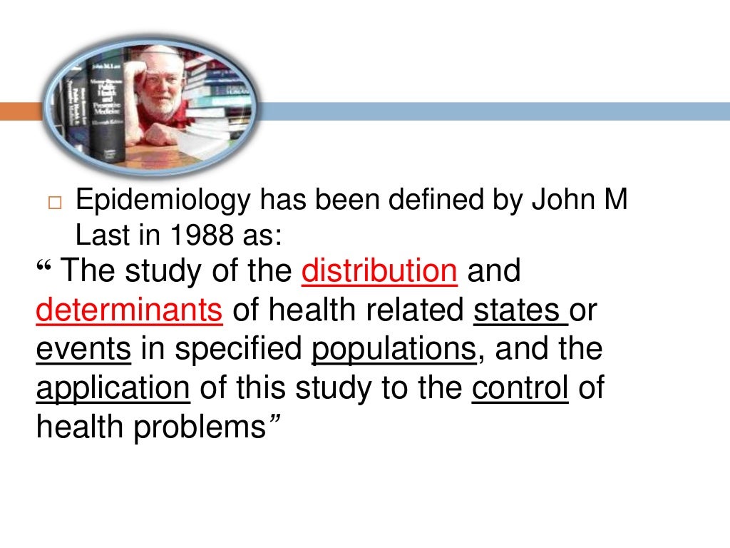 definition of Epidemiology