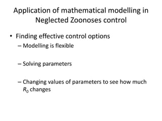 Epidemiology for strategic control of neglected zoonoses