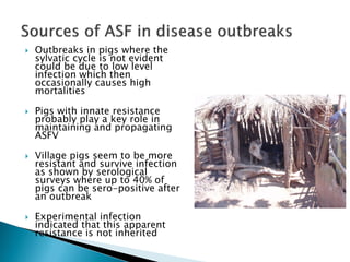 Epidemiology of African swine fever virus in southern Africa