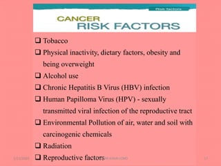 Epidemiology and Prevention of cancer | PDF
