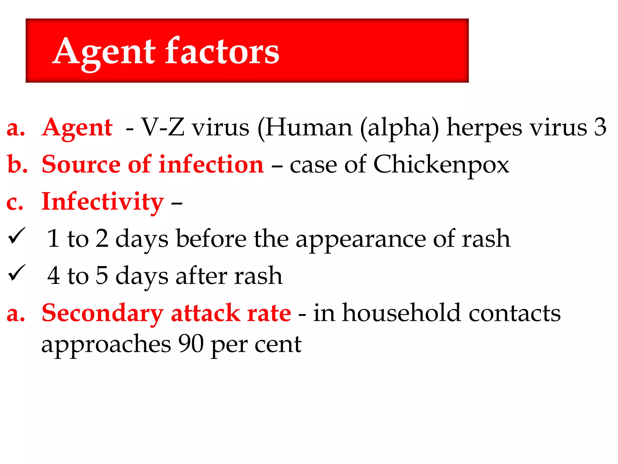Epidemiology of chickenpox | PDF