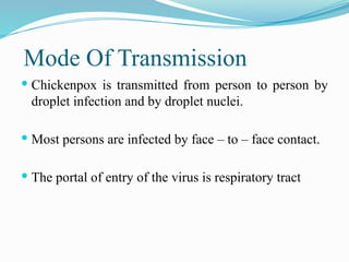 Epidemiology of Chicken pox.pptx................... | PPTX