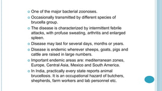 Epidemiology of kfd, brucellosis and leptospirosis | PPTX