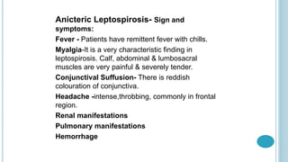 Epidemiology of kfd, brucellosis and leptospirosis | PPTX