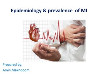 Epidemiology & prevalence of MI
Prepared by:
Amin Makhdoom
 