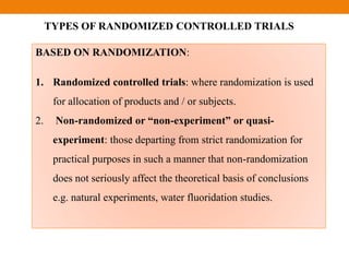 Randomization Nonrandomization Epidemiology of periodontal diseases | PPTX