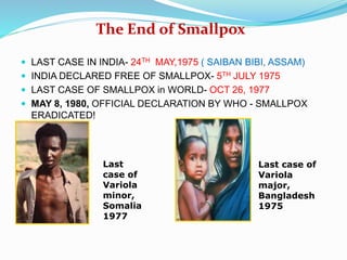 Epidemiology of smallpox,chickenpox,rubella and measles | PPTX